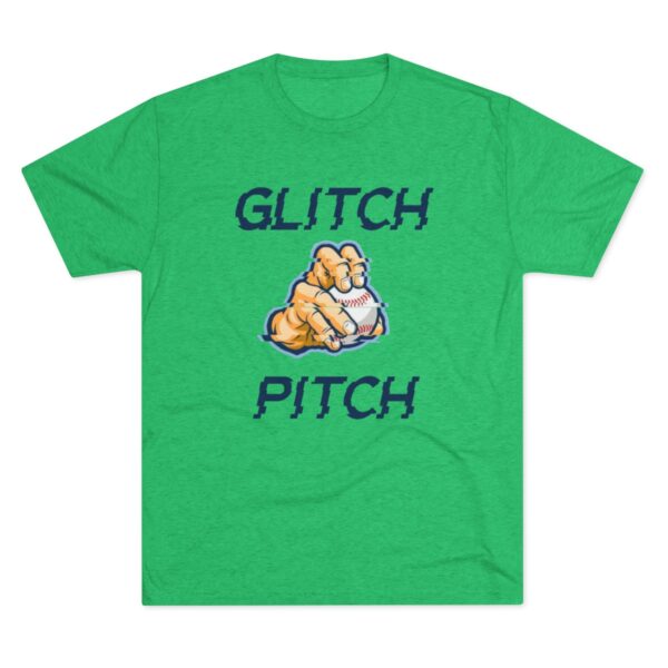 Glitch Pitch Unisex Tri-Blend Crew Tee - Image 9