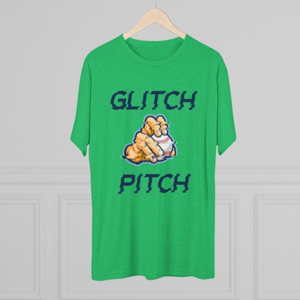 Glitch Pitch Unisex Tri-Blend Crew Tee - Image 12