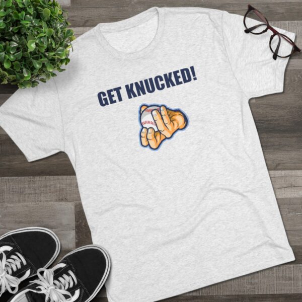 Get Knucked Unisex Tri-Blend Crew Tee - Image 7