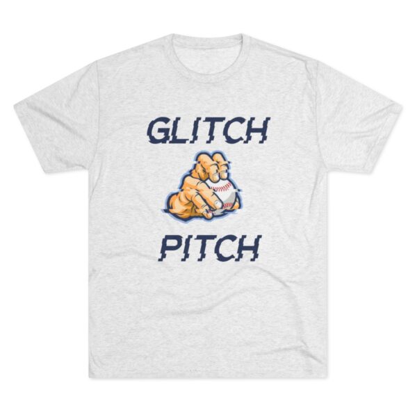 Glitch Pitch Unisex Tri-Blend Crew Tee - Image 5
