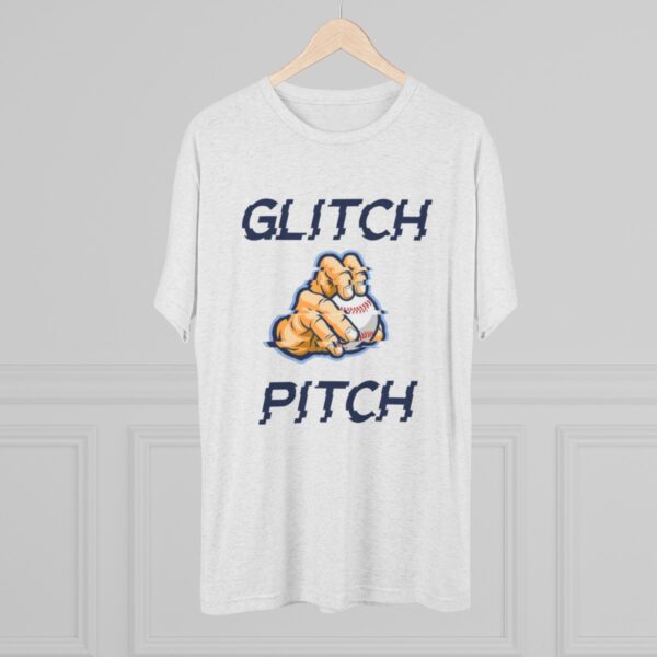 Glitch Pitch Unisex Tri-Blend Crew Tee - Image 8