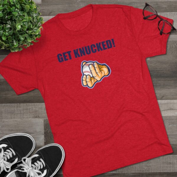 Get Knucked Unisex Tri-Blend Crew Tee - Image 3