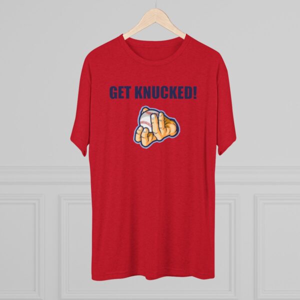Get Knucked Unisex Tri-Blend Crew Tee - Image 4