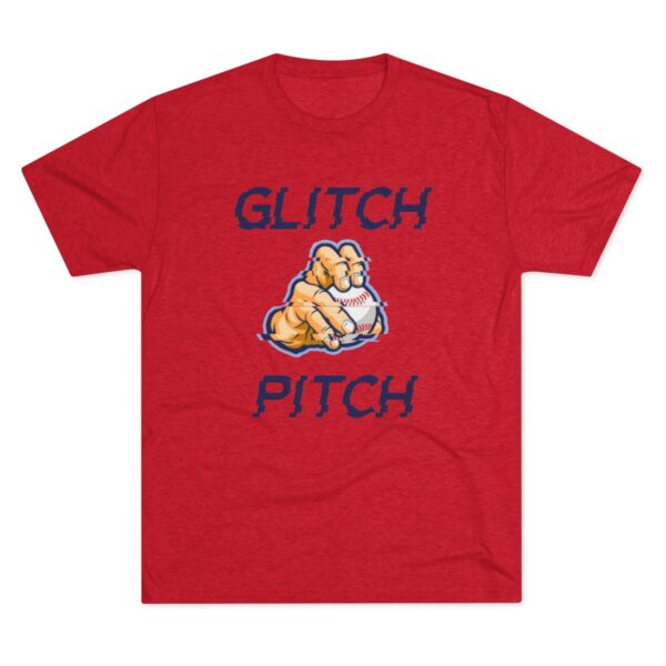 Glitch Pitch Unisex Tri-Blend Crew Tee - Image 13