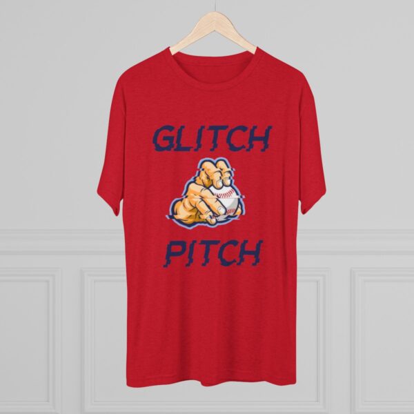Glitch Pitch Unisex Tri-Blend Crew Tee - Image 16